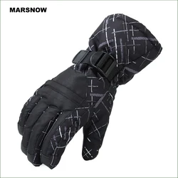 Guantes de nieve SG05 resistentes al agua, para invierno, ciclismo, esquí, snowboard, negro, para exteriores