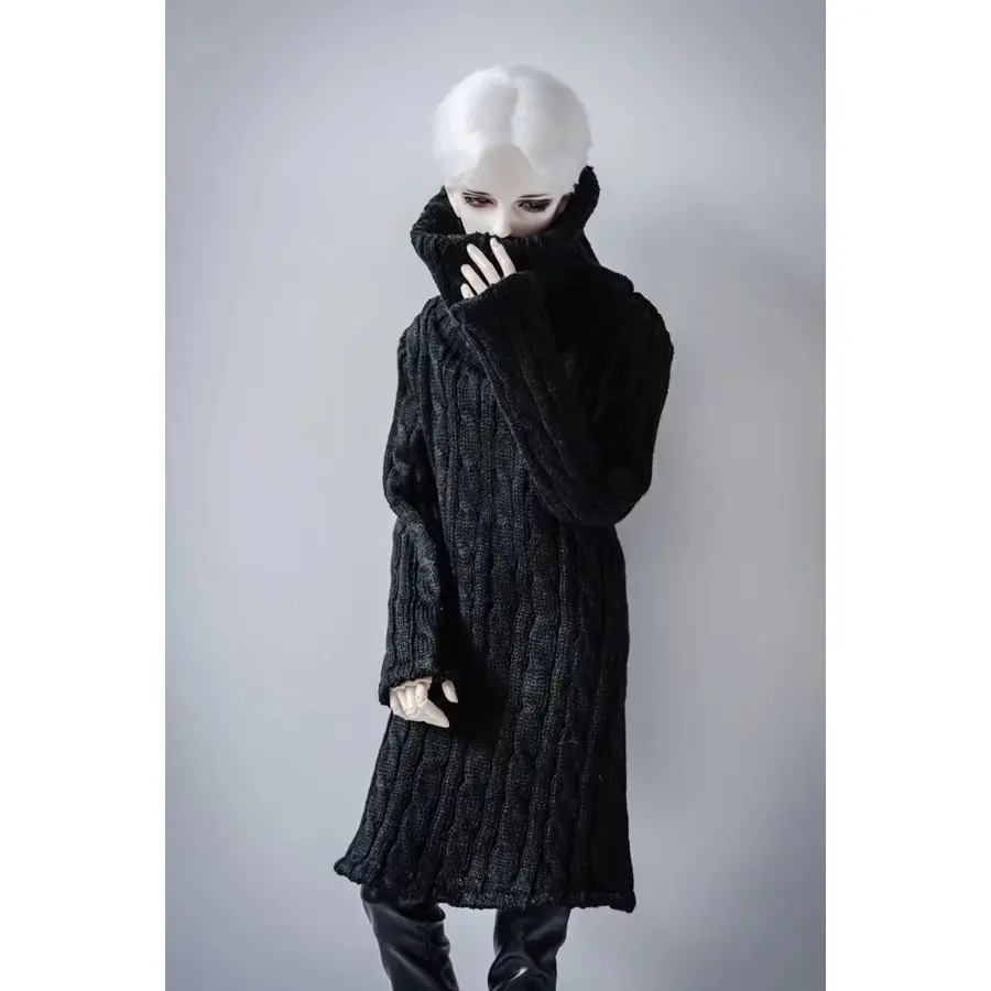 

Черный свитер BJD, одежда, пальто для 1/4, 1/3, 24 дюйма, мужская одежда MSD SD17 DK DZ AOD DD, одежда для кукол