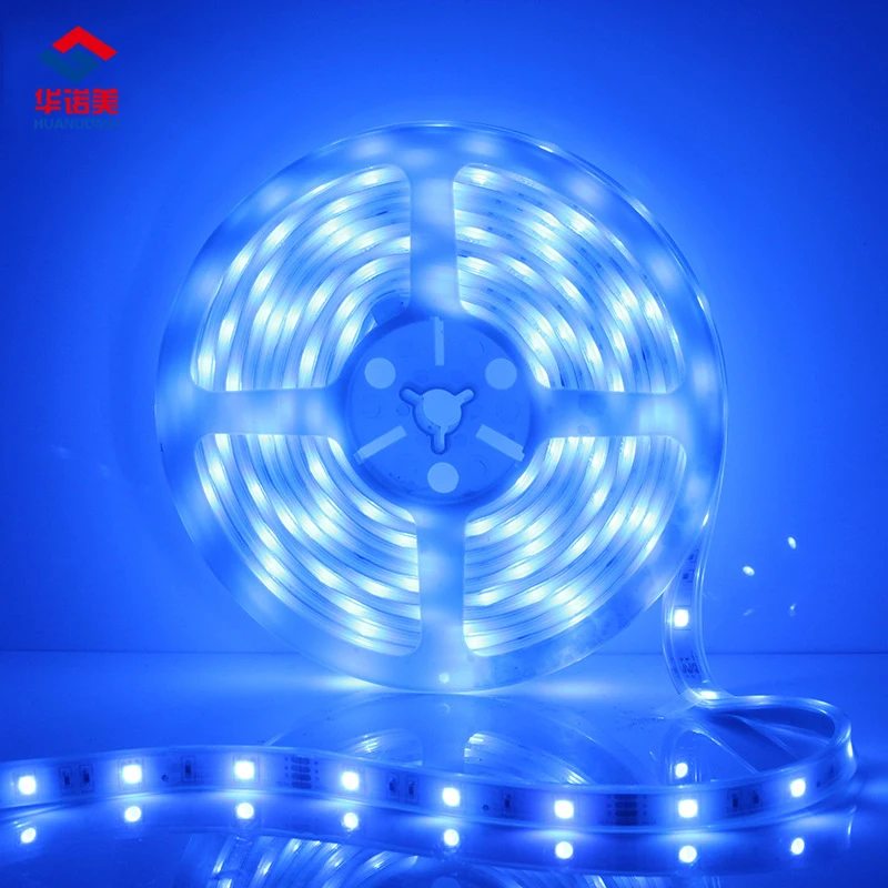 5M 30LEDs/m Flexible LED Strip Light 5050 SMD Tape 12V Waterproof IP67 White PCB Lamp Red Green Blue Yellow White RGB