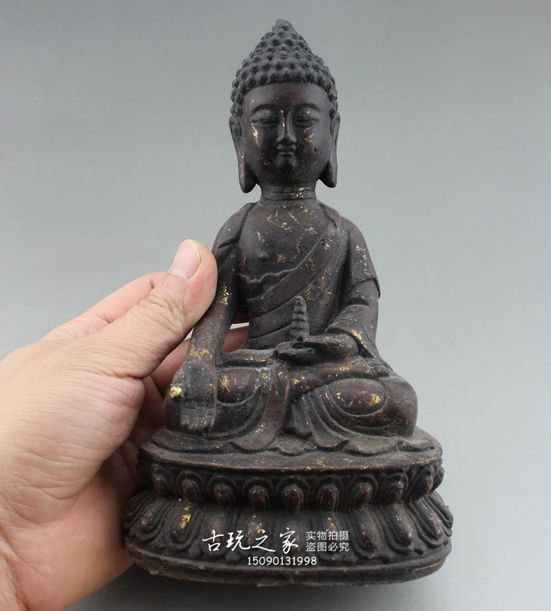 

MOEHOMES Archaic iron, iron Buddha,Sakyamuni Buddha crafts home decorations metal crafts