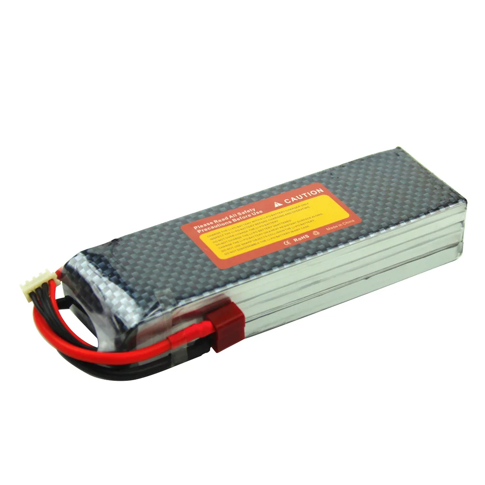 Limskey-batería Lipo 3S 11,1 V 5200MAH 30C AKKU LiPo 11,1 V RC para helicóptero, cuadricóptero, coche, barco, 2 piezas