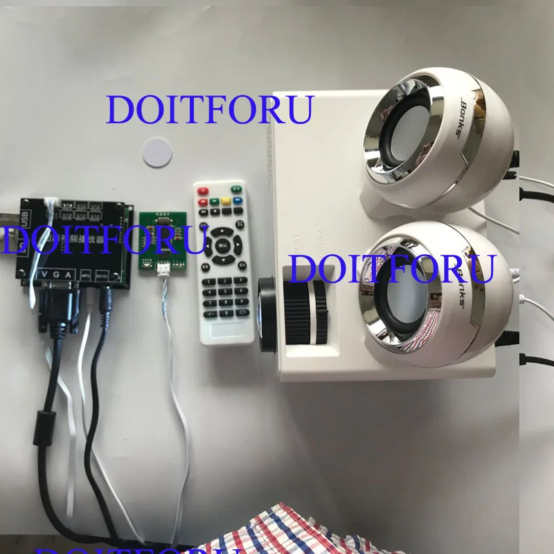 

New Escape room Projectors speaker ic card props find ic card active projector got video information clue escape chamber game