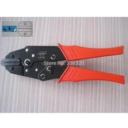 LS-02 Hand Crimping Tool for non-insulated heat film connectors with flat jaws