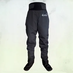 Pantaloni personalizzati Unisex con calzini integrati pagaia da pesca impermeabile canoa Kayak da vela Kayak da mare Rafting Flatwater