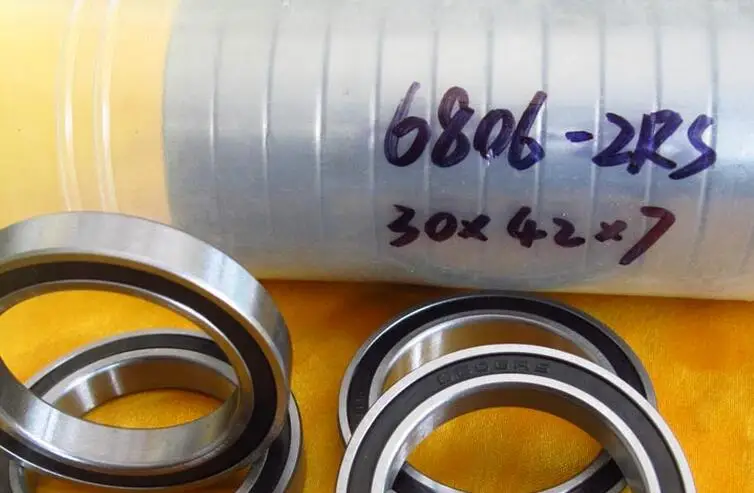 5pcs Thin 6806-2RS Ball Bearings 6806RS 30 X 42 X 7