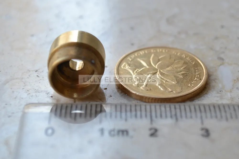 3 Pieces x Brass Mount/Holder/Frame M11x0.5 for Laser Diode 3.8mm