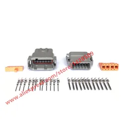 1 Set DTM Auto Deutsch Connector DTM04-12P / ATM04-12P DTM06-12S / ATM06-12S 12 Pin Automotive Connector With Pin