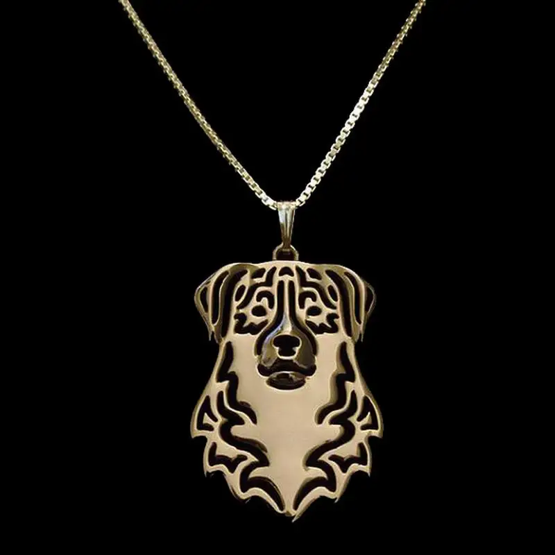 Jewelry Australian Shepherd Dog Necklaces Women's Alloy Animal Shaped Necklaces Drop Shipping