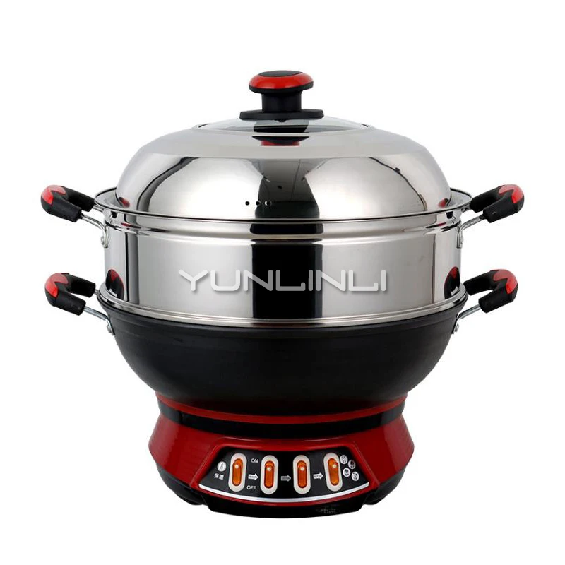 

Steam Cooker Pot Household Cookware Cast Iron Electric Pot 220V 5L-6.5L Multi-function Electric Cooker 32cm Caliber