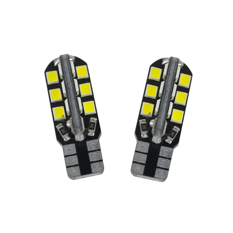 10 قطعة سيارة التصميم سيارة السيارات 12V W5W T10 24SMD 2835 LED 501 194 168 147 إسفين الباب صك قبة خريطة لمبة بيضاء نقية دافئ الأبيض