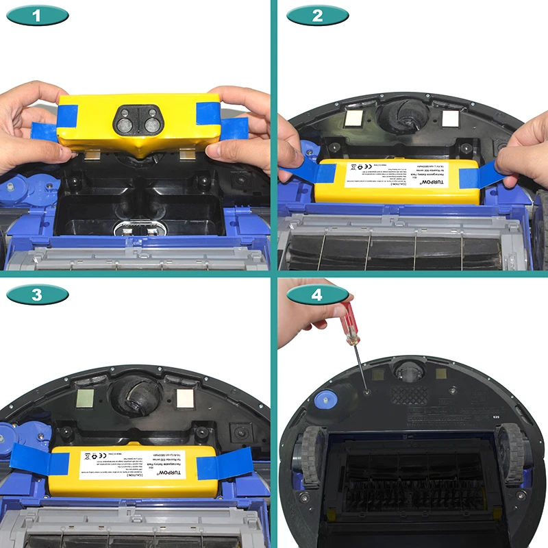 3800mAh 14.4V baterii do iRobot Roomba 500 600 700 800 900 595 620 650 780 890 baterii akumulator