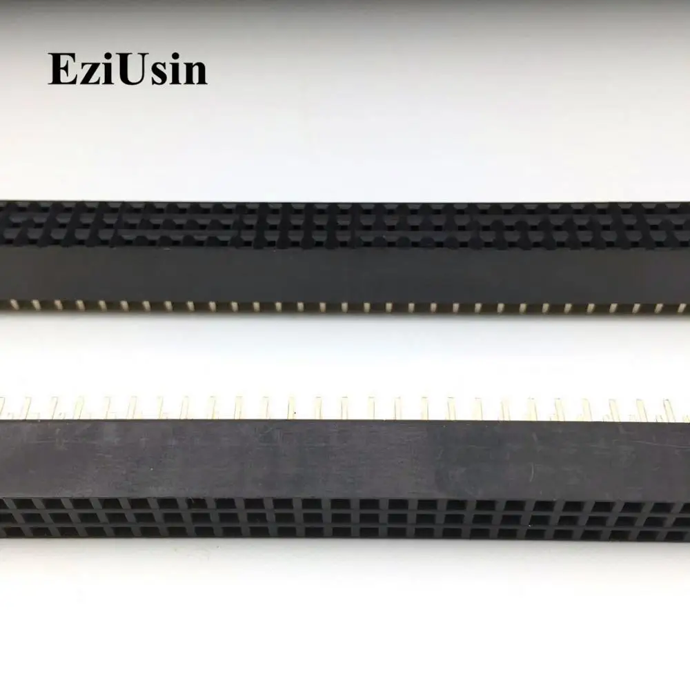 2.54 3*40 Drie Rij Mannelijke Vrouwelijke 90 Graden Haakse R/Een Breakaway Pcb Pin Header Socket connector Pinheader 3x40p