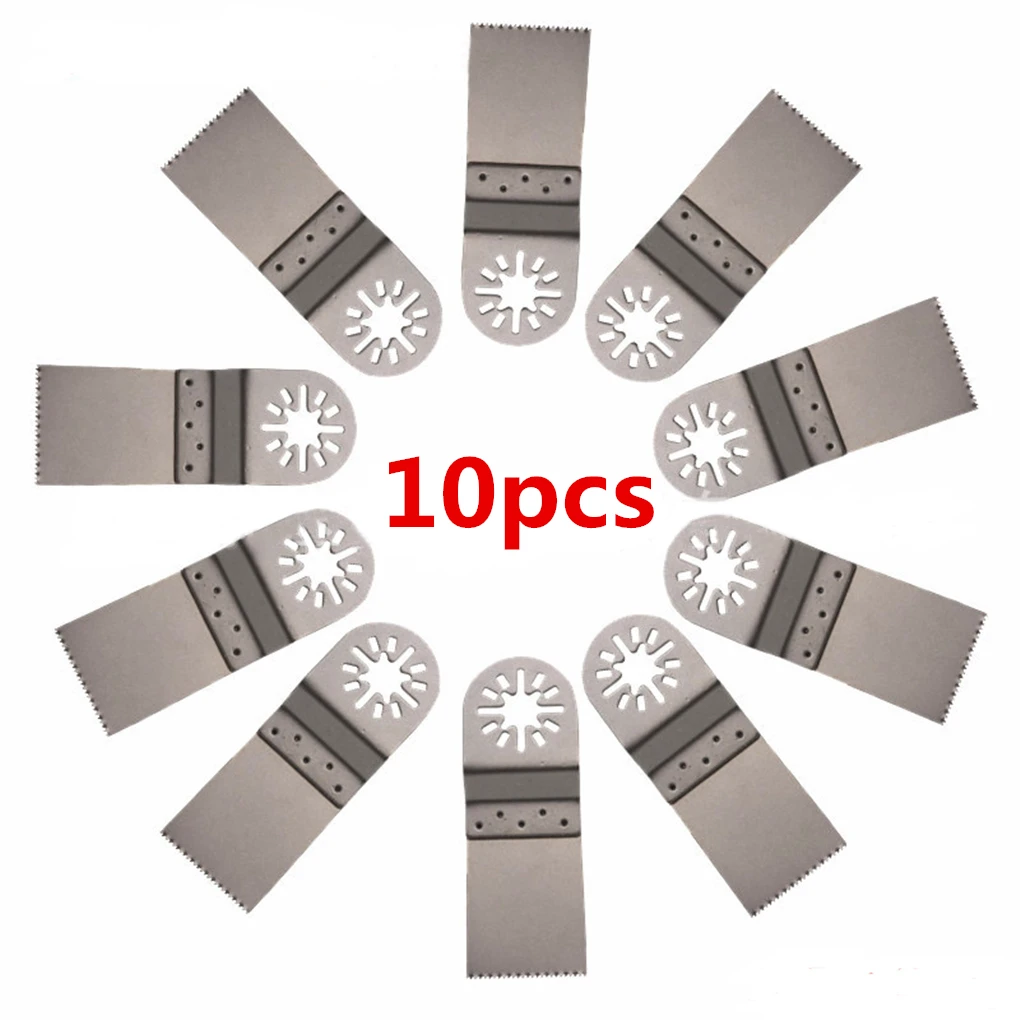 10pcs/set Portable Multi Tool Universal Saw Blade Multi-Hole Type High Stainless Steel Saw Blade Universal Treasure Blade Sale