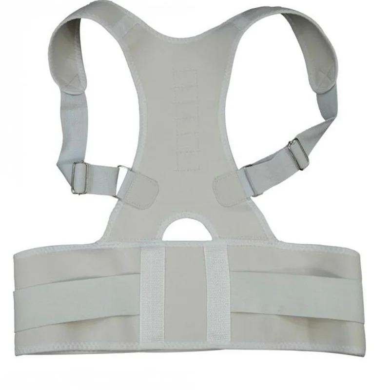 Adjustable Orthopedic Back Posture Support Braces Belt Corrector Posture Magentic Corrector de postura Shoulder Support Belt image 2