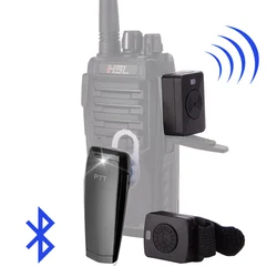 Walkie-talkie manos libres, auriculares Bluetooth tipo K/M, Radio bidireccional de mano, auriculares inalámbricos BT para Motorola Baofeng