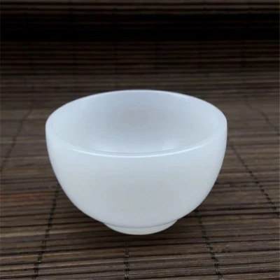 Afghanistan White Jade Tea Bowl Natural Kungfu Tea Cup