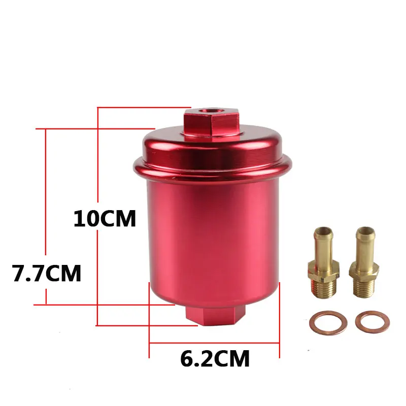 RASTP-High Quality Universal Aluminum High Flow Performance Fuel Filter Washable Filter RS-OFI013