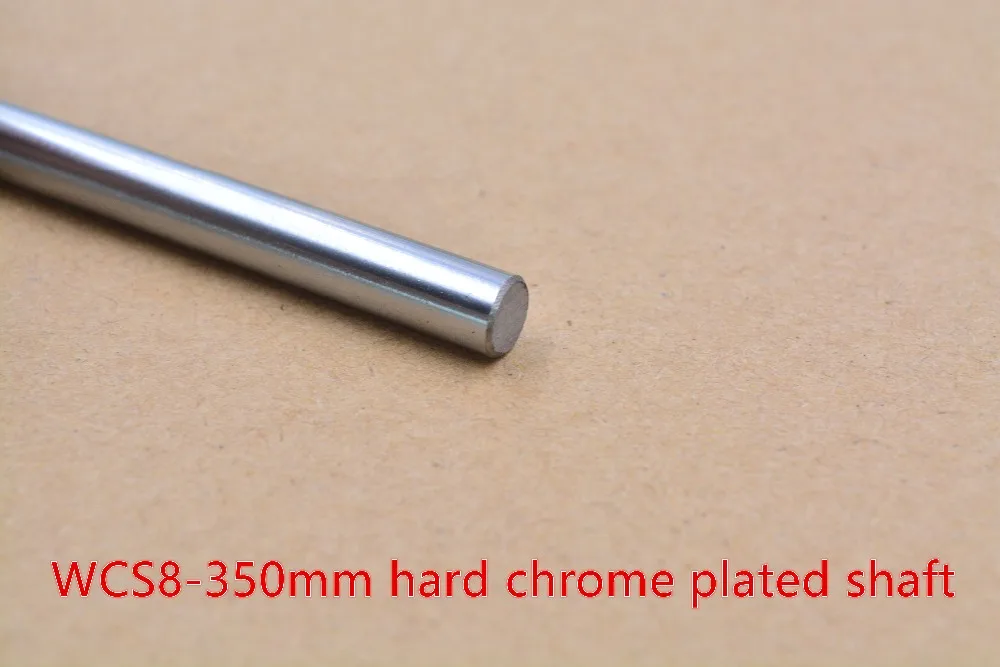 

3D printer rod shaft WCS 8mm linear shaft length 350mm chrome plated linear guide rail round rod shaft 1pcs