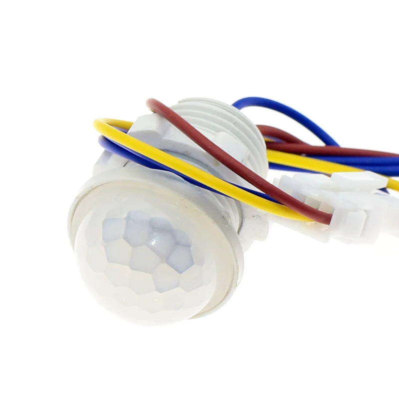 2 pcs MR-HW06A PIR Motion Sensor 4 Pin 100V/240V Switch LED Light Control Detector Module Body Sensor