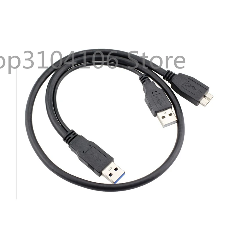 Новое поступление USB 3.0 A Y USB 2.0 штекер Micro B Кабель питания для передачи данных для мобильного жесткого диска Mobile HDD SSD 60 см