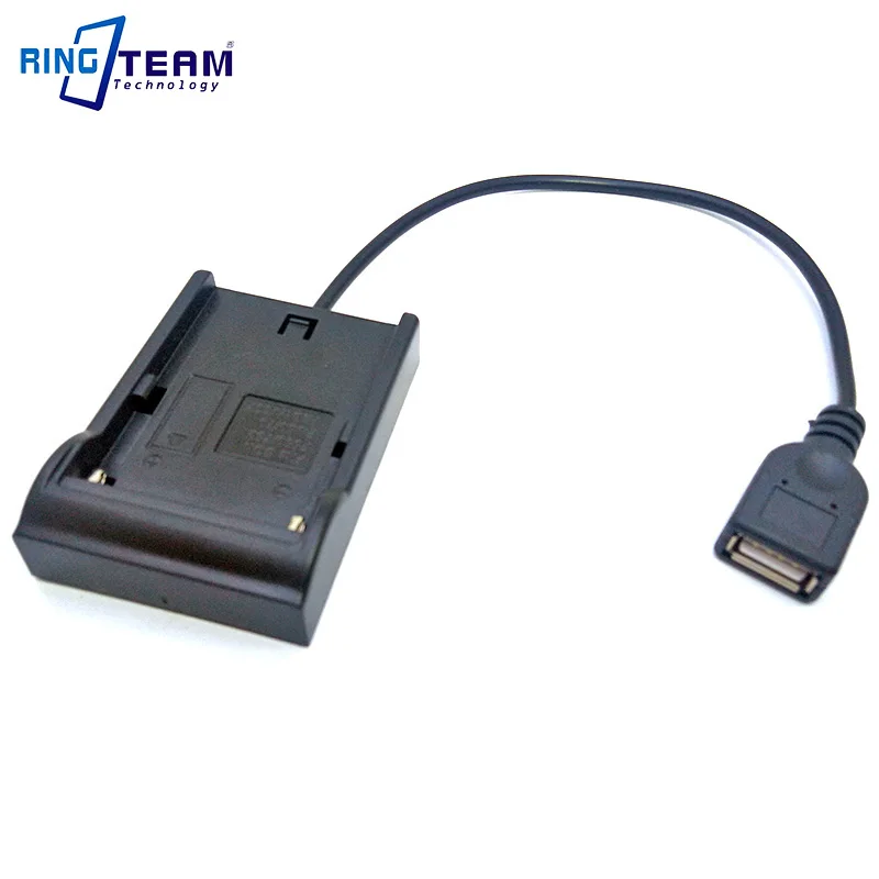 NP-F970 F750 F550 Battery Mount Cradle Holder Adapter Plate DC 5V Female USB Output for Digital Cameras / Mobile Phone / Pad ...