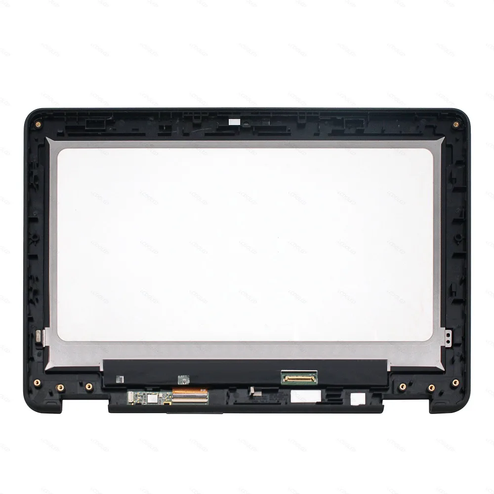 For Dell Chromebook 11 3189 Full LCD Display Screen Touch Glass Digitizer Panel Assembly +Bezel / Frame  NV116WHM-N43 1366x768