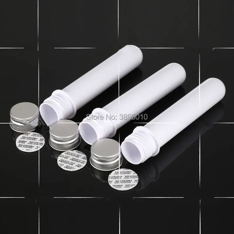 40ml Plastic Test Tube Bottle for Mask Peel Bath Salts Candy Cosmetic Travel Vials Make up Packing Bottle F762