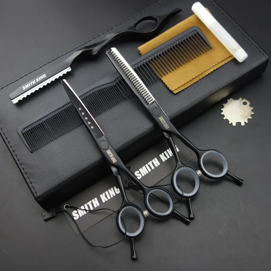 

5.5 inch Professional Hair dressing scissors/Shears,Cutting scissors+Thinning shears+razor+comb+case high quality!