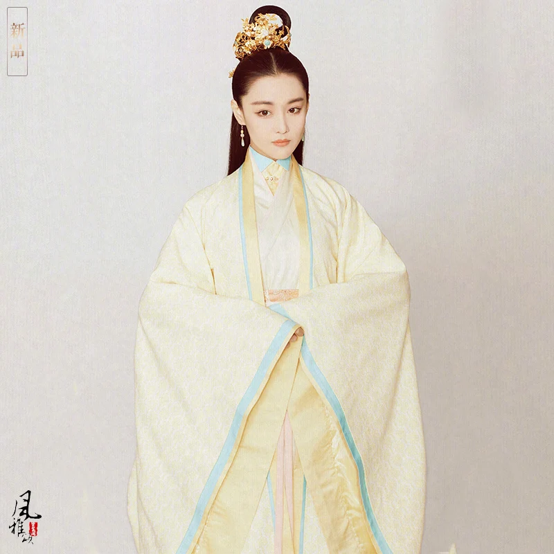 زي خرافي XunYu في 4 تصاميم ، زي Hanfu Ming من سلالة الأطفال ، للنساء ، للعب التلفزيوني ، الزهور ، يطير في السماء