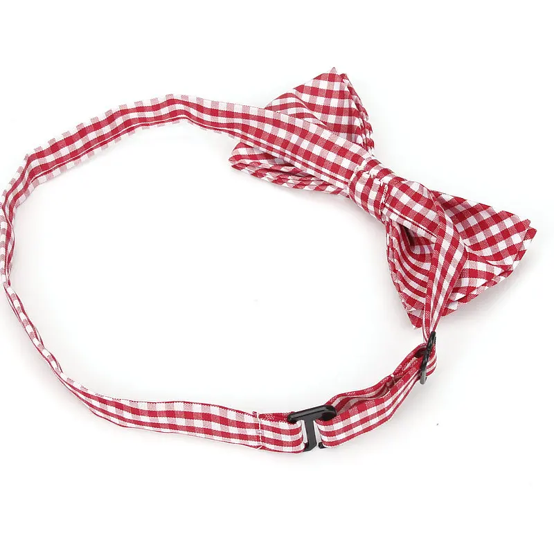 36 farben Marke Neue Stil Plaid Kid Bowtie Baumwolle Kinder Bowties Baby Kind Klassische Haustier Hund Katze Gestreiften Schmetterling Kind fliege