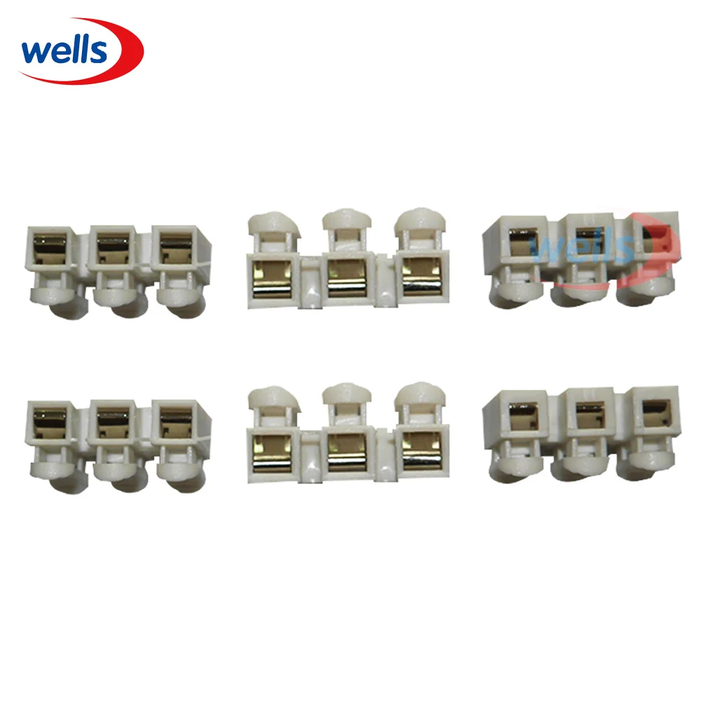 5-100pcs 2pin/3pin Spring with no welding no screws Quick Connector wire cable clamp Terminal Block 2/3 Way for led strip