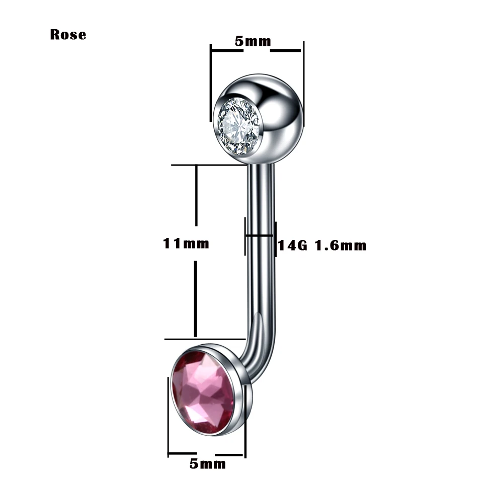 1PC G23 Titanium Christina Vertical Hood Piercings Lip Rings VCH Intimate Piercing Surface Body Jewelry Piercings for Men Women image 4