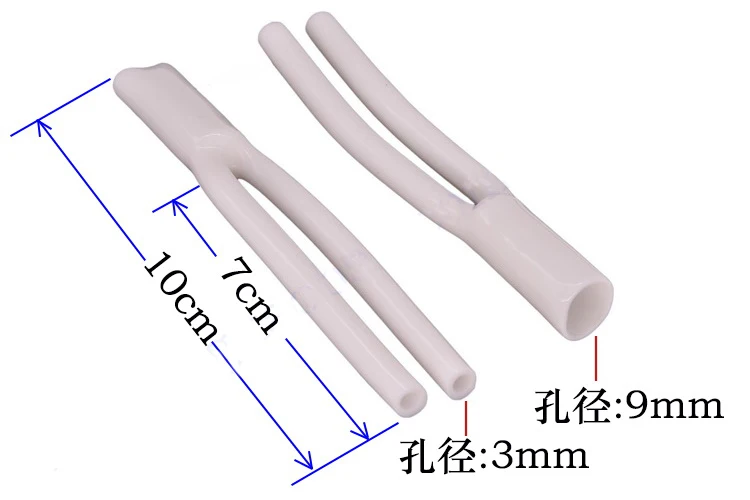 DIY Cable Y type Rubber sleeve one point two soft rubber Wires protection tube audio bifurcated cable bifurcation sleeve type Y