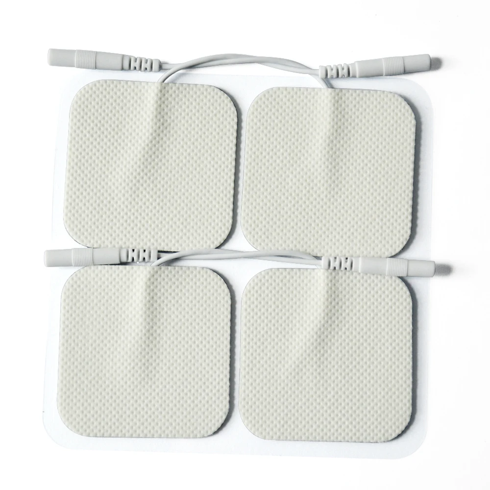 1000 Pairs Electrode Pads With Conductive Gel For TENS Unit Size 5*5cm With Plug Hole 2.0mm