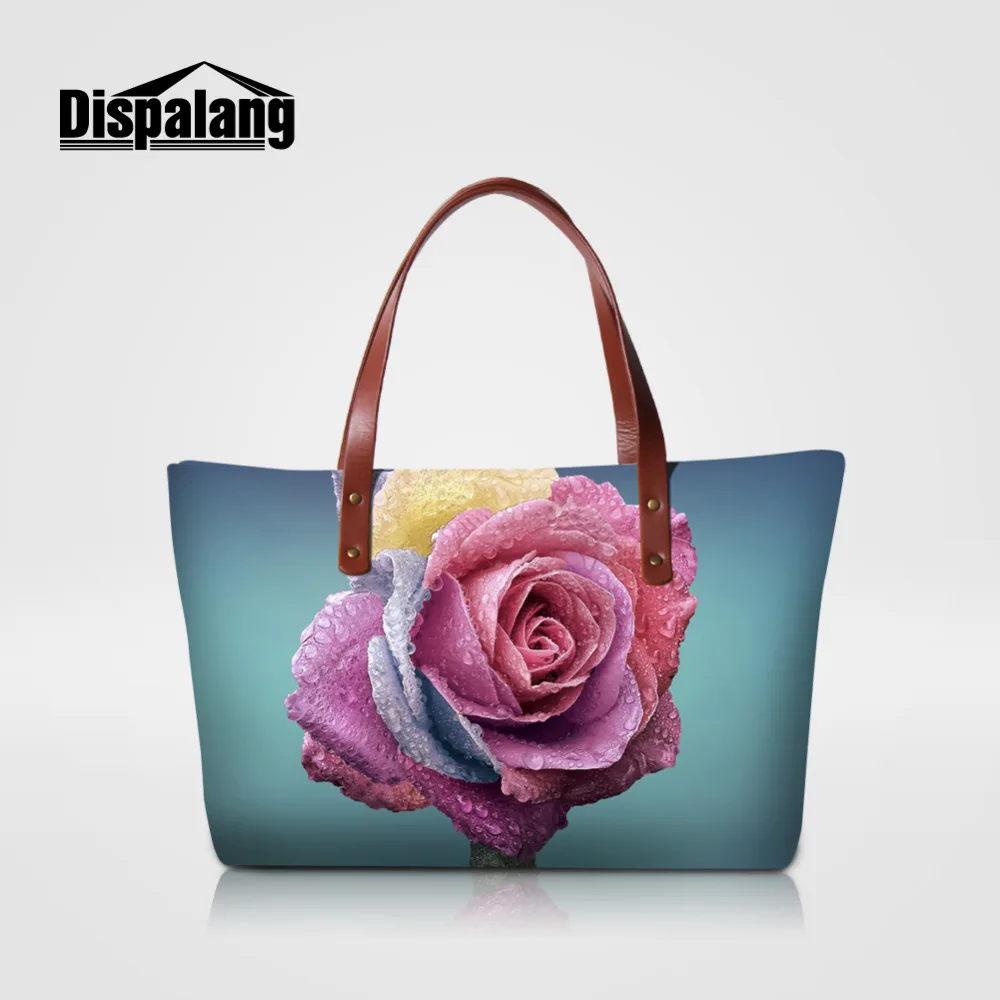 

Dispalang Fashion Handbag Flower Printing Women Bag Large Capacity Tote Bag Big Shopping Bag Ladies Shoulder Bag Bolsas Feminina