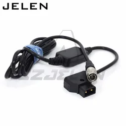 D-TAP to  4pin for Sound Devices 688 power cable ,  zoom f8/f4 power cable , Adjust the voltage to 12V