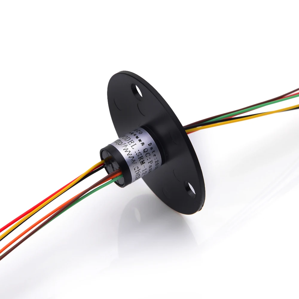 

SRM-12-06C Miniature Slipring conductive slip ring 6 circuit 15A Dia 12.5mm