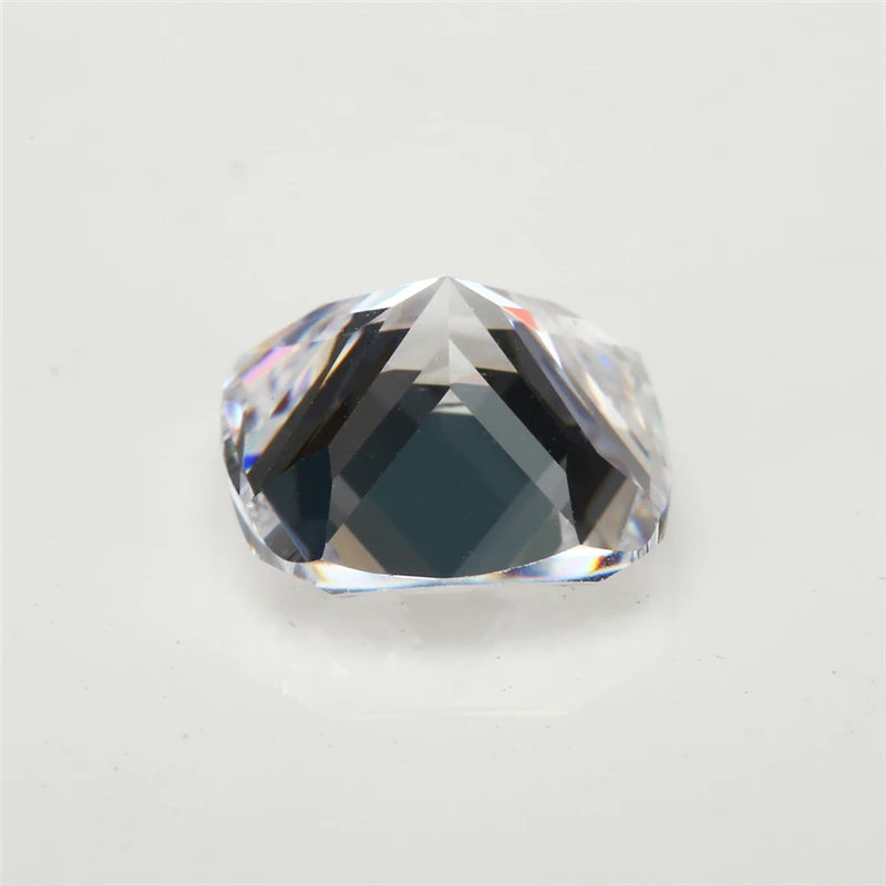 Größe: 3 x 3 mm ~ 12 x 12 mm, Kissenschliff, lose CZ-Steine, AAAAA, weißer Zirkonia, synthetischer Edelstein für die Schmuckherstellung – Detail 4