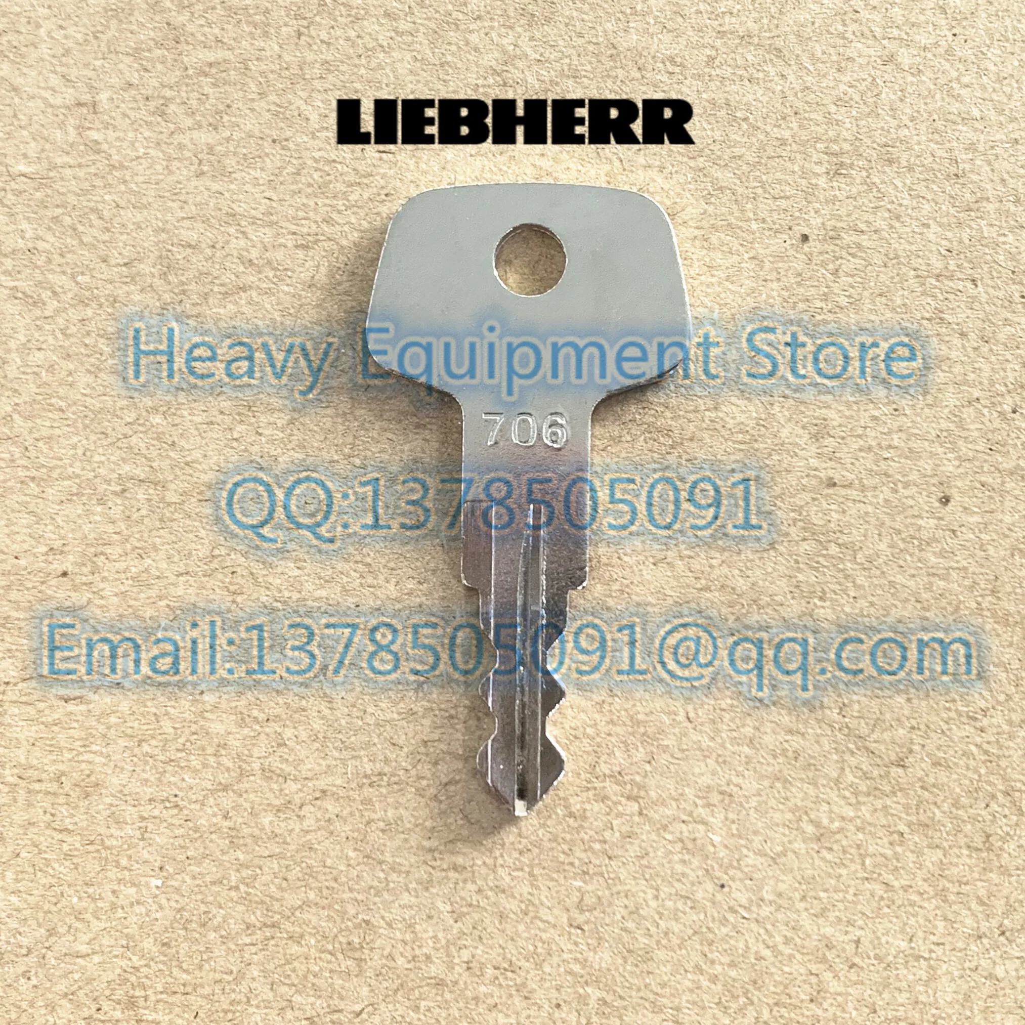 

2 PCS 706 Fuel cap Key For Liebherr Machine Diesel Cap Heavy Equipment Ignition Starter Switch Keys