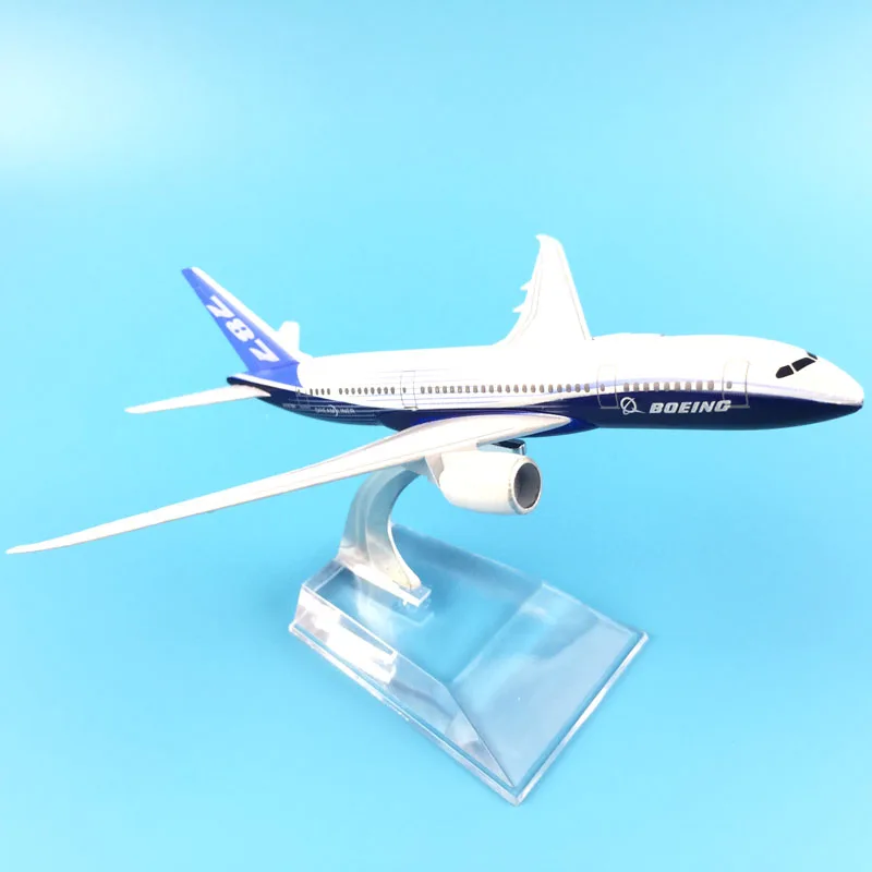 JASON TUTU 16cm Original model Boeing 787 Aircraft Model Planel Airplane Diecast Metal 1/400 Scale Planes