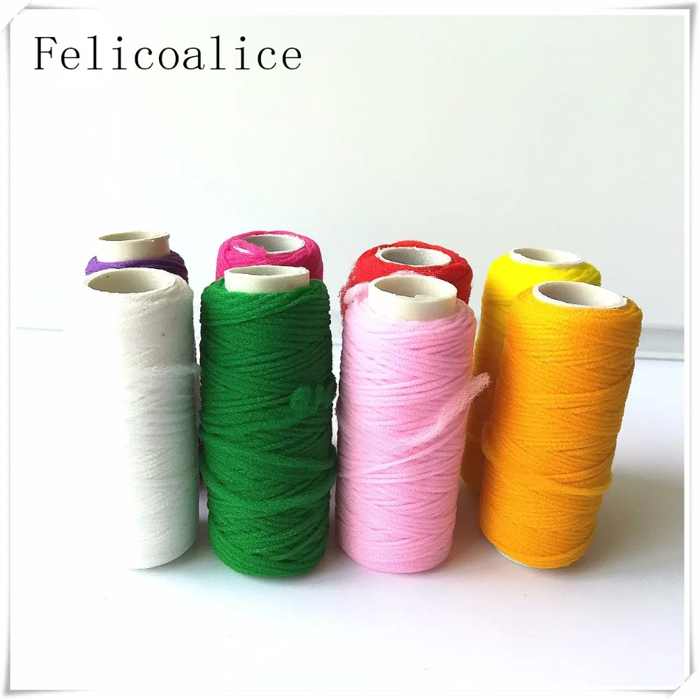 30pcs/lot High Quality Coil Cord/Elasticity Yarn For Nylon Flower And Craft Butterfly Accessories