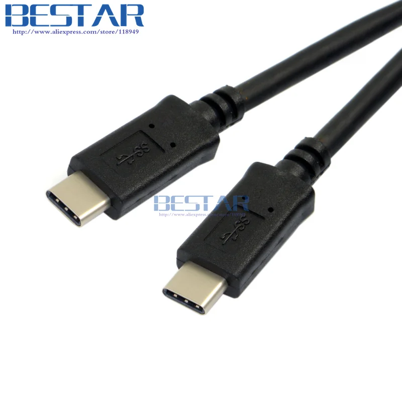 Reversible USB 3.1 Type-C Cable 10Gbps Male to Male 30cm/1m/2m/3m Data Charge Audio Sync for Laptop/Tablet