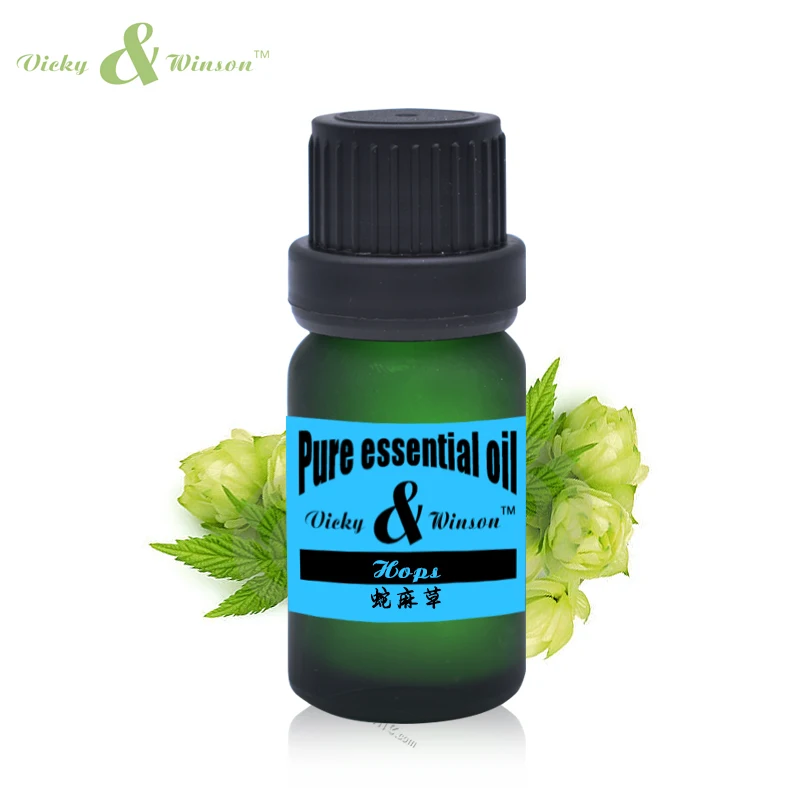 Vicky& winson-aceite esencial de lúpulo, 10ml, 100% de aromaterapia, desintoxicante, limpia la piel, blanqueamiento, antiarrugas, VWDF38