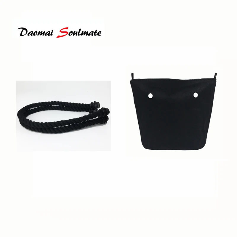 Classic Mini Rope handle with Canvas waterproof Insert Inner Pocket for Obag O Bag Women Handbag accessories