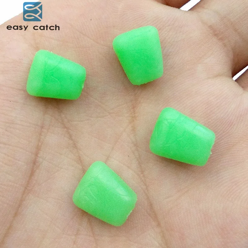 Easy Catch 50pcs Soft Carp Fishing Corn Baits Green Artificail Floating Rubber Sweet Corn Lures Carp Fishing Accessories