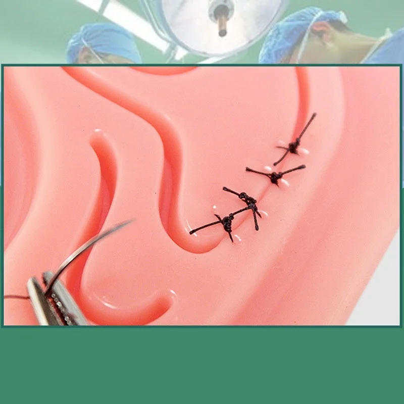 Multiwound suture module silicone 3D skin suture wound module suture practice laparoscopic simulator