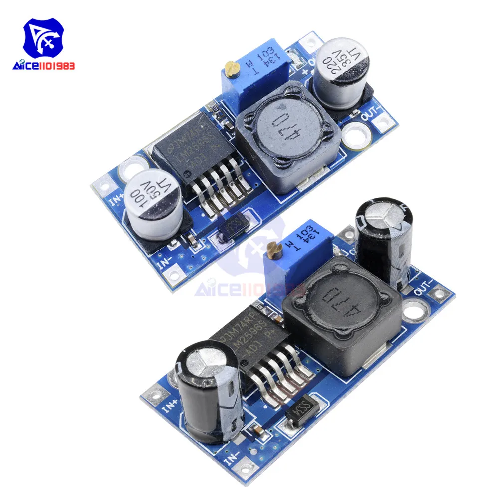 LM2596 DIP/SMD DC-DC-Abwärtswandler Step-Down-Stromversorgungsmodul Ausgang DC 4 -35V zu DC 1.23 -30V 3A Spannungsregler – Detail 4