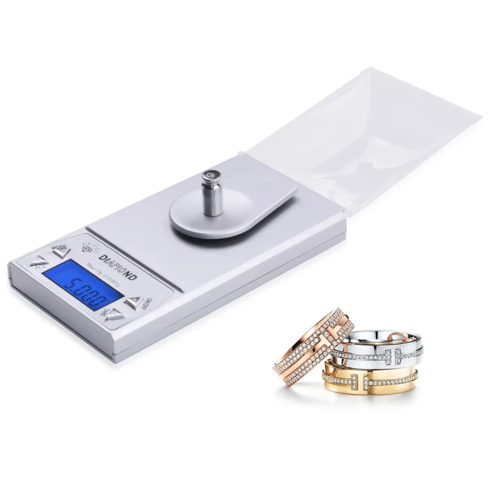 best selling 0.001/ 10g 0.001g-10g LCD Digital Jewelry weighing Diamond Pocket Waage Scale Gem weight