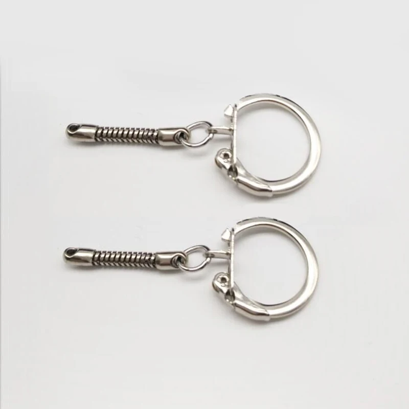 5PCS/Lot DIY Special Snake Chains Keyrings Trinket Men Clasp Buckle Key Chain For DIY Jewelry Making Accessories Wholesale