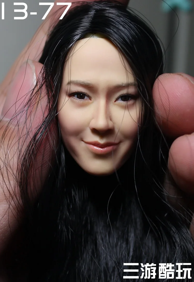 1/6 scale female head shape for 12